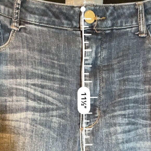 High waist raw hem skinny crop jeans - Picture 7 of 11